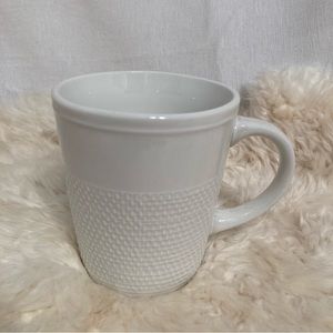 Large, White, Textured Coffee Mug by Gibson Elite, NWOT
